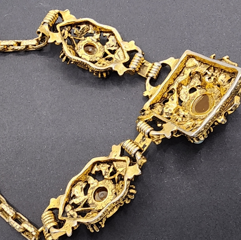 Massive Vintage Statement Necklace - image 2